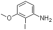 结构式 CAS# 98991-09-4, 2-碘-3-甲氧基苯胺