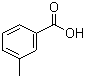 structure of CAS# 99-04-7, m-Toluic acid;3-Methylbenzoic acid; m-Methylbenzoic acid; m-Toluylic acid; beta-Methylbenzoic acid