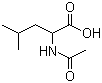 structure of CAS# 99-15-0, Acetylleucine;N-Acetyl-DL-leucine