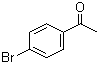 structure of CAS# 99-90-1, 4'-Bromoacetophenone;1-(4-Bromophenyl)ethanone; 1-Acetyl-4-bromobenzene; p-Bromoacetophenone