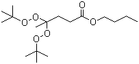 structure of CAS# 995-33-5, Butyl 4,4-bis(tert-butyldioxy)valerate