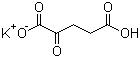 structure of CAS# 997-43-3, Potassium hydrogen 2-oxoglutarate;2-Oxopentanedioic acid potassium salt; alpha-Ketoglutaric acid potassium salt