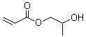 structure of CAS# 999-61-1, 2-Hydroxypropyl acrylate;2HPA; Bisomer HPA; HOP-A; HPA; Kayarad HPA; Light Ester HOP-A; beta-Hydroxypropyl acrylate